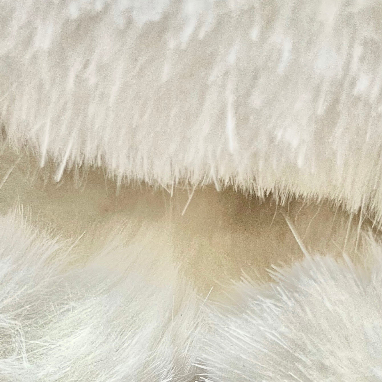 Leather gloves white fur lined