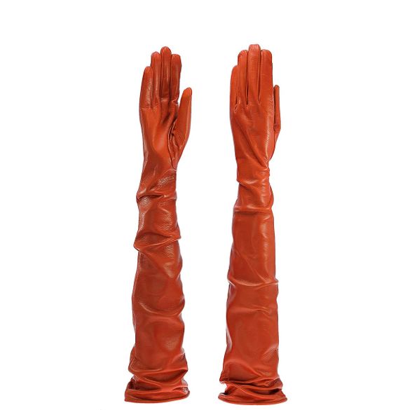 LONG OPERA LEATHER GLOVES - Sorrento (60cm, classic length)