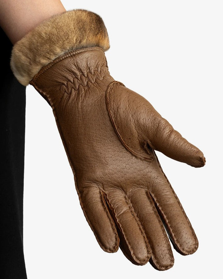 Peccay Lederhandschuhe mit Orylag-Fell von Parisi – Parisi Gloves