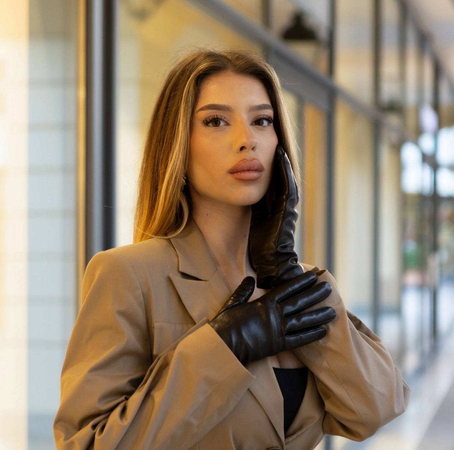 Classic leather gloves