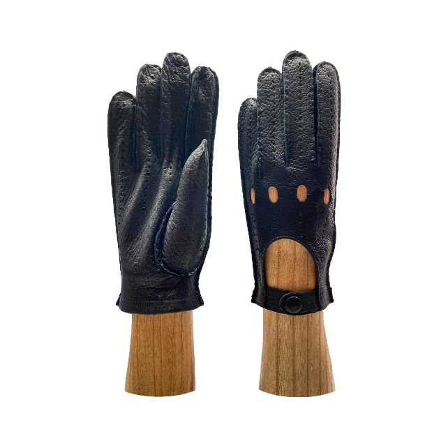 Pekari-Leder-Fahrhandschuhe für Herren von Parisi – Parisi Gloves
