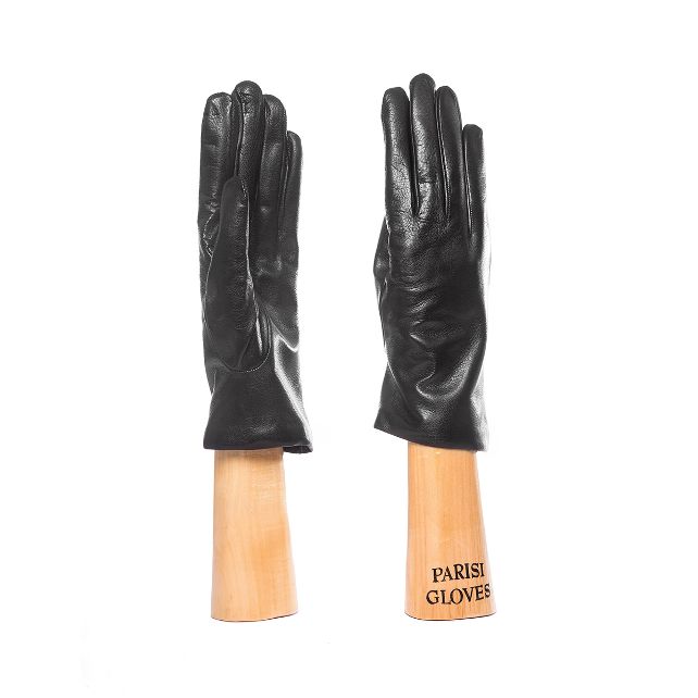 women's classic leather gloves grey