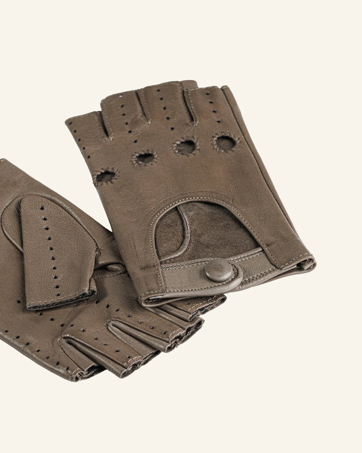 Damen-Lederhandschuhe ohne Finger – Breva