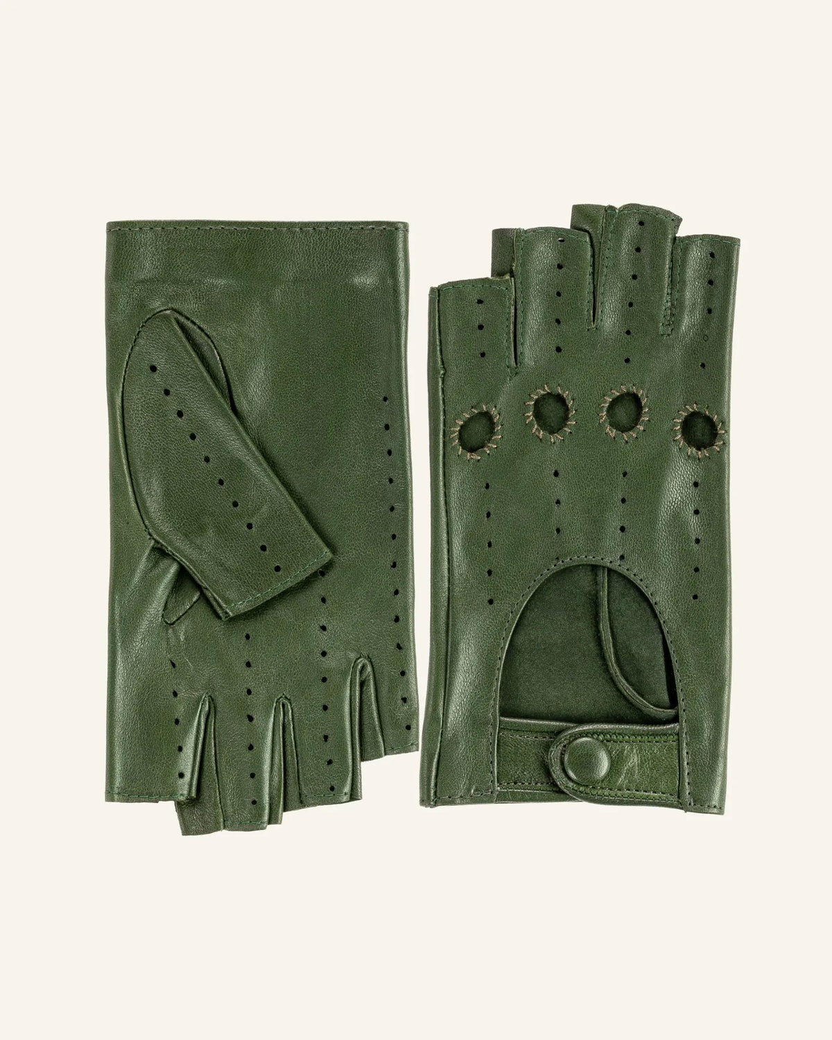 Damen-Lederhandschuhe ohne Finger – Breva
