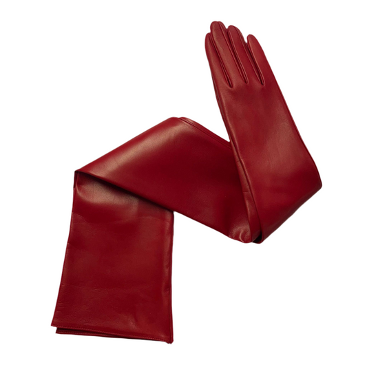 Amalfi | Shoulder Length Leather Gloves (80cm)