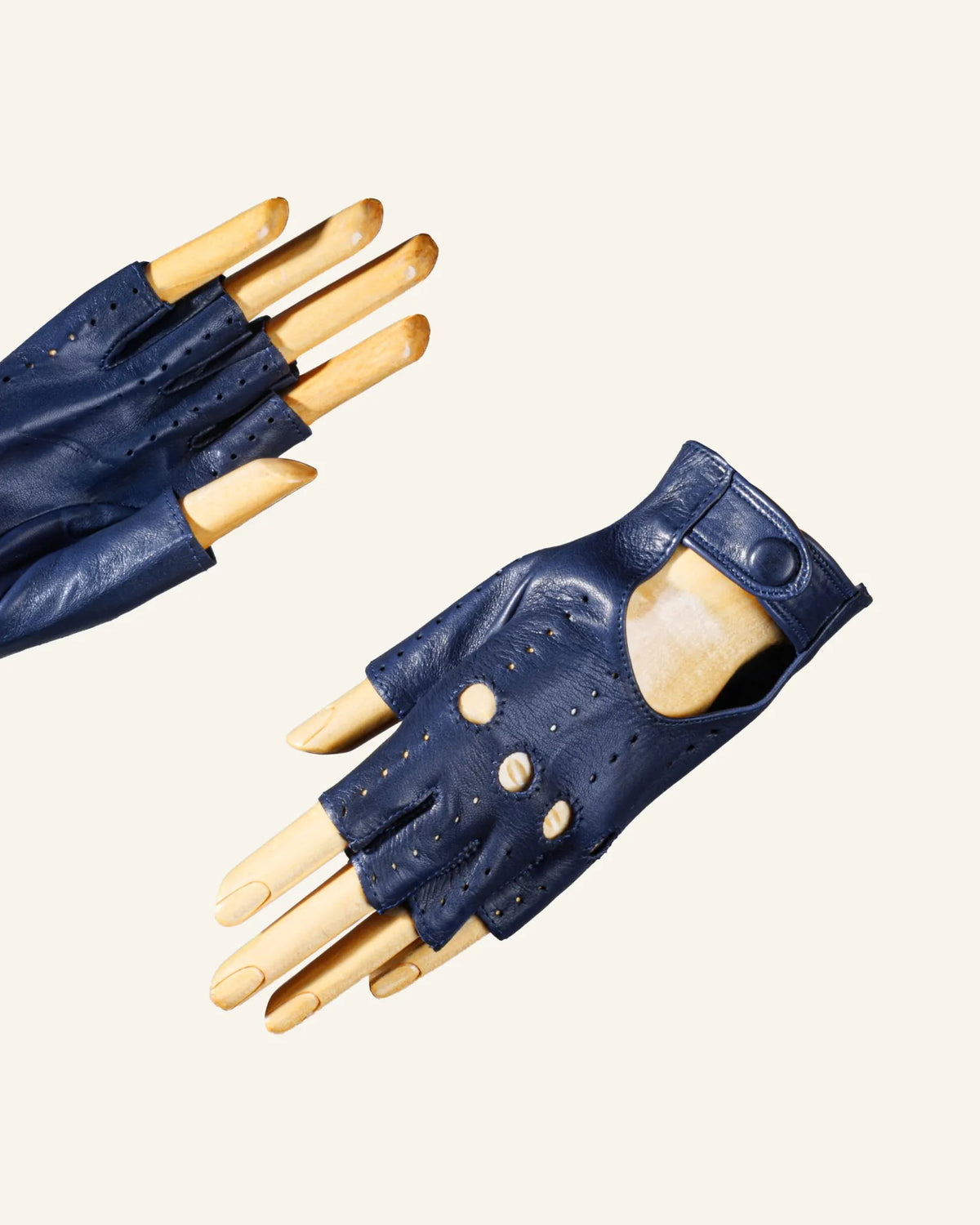 Damen-Lederhandschuhe ohne Finger – Breva