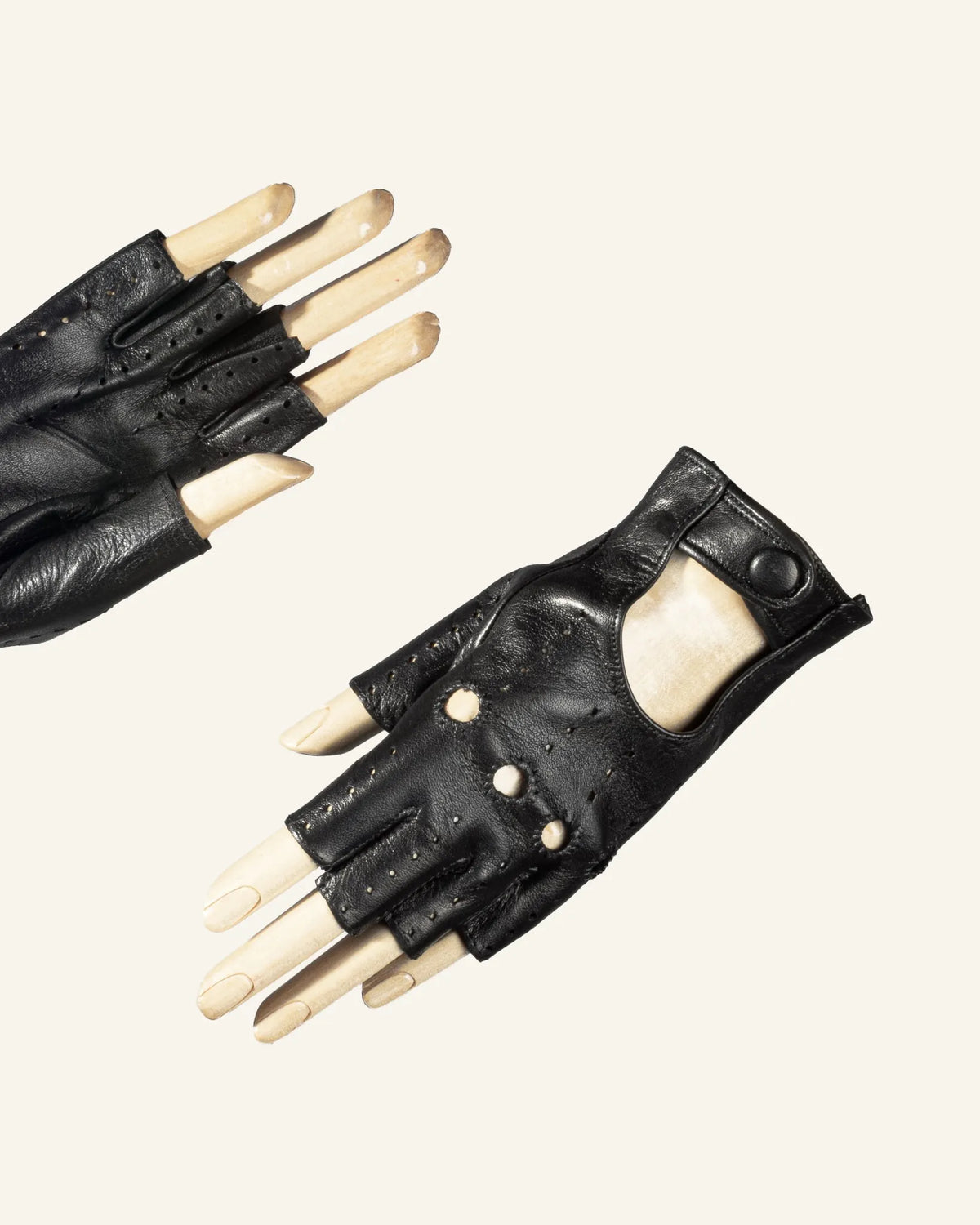 Damen-Lederhandschuhe ohne Finger – Breva