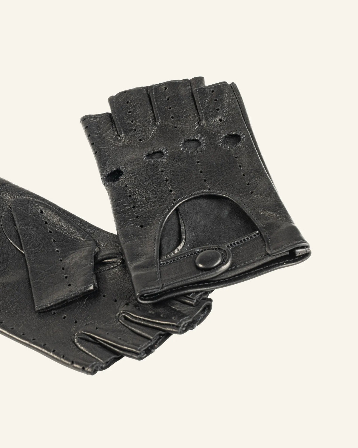 Damen-Lederhandschuhe ohne Finger – Breva
