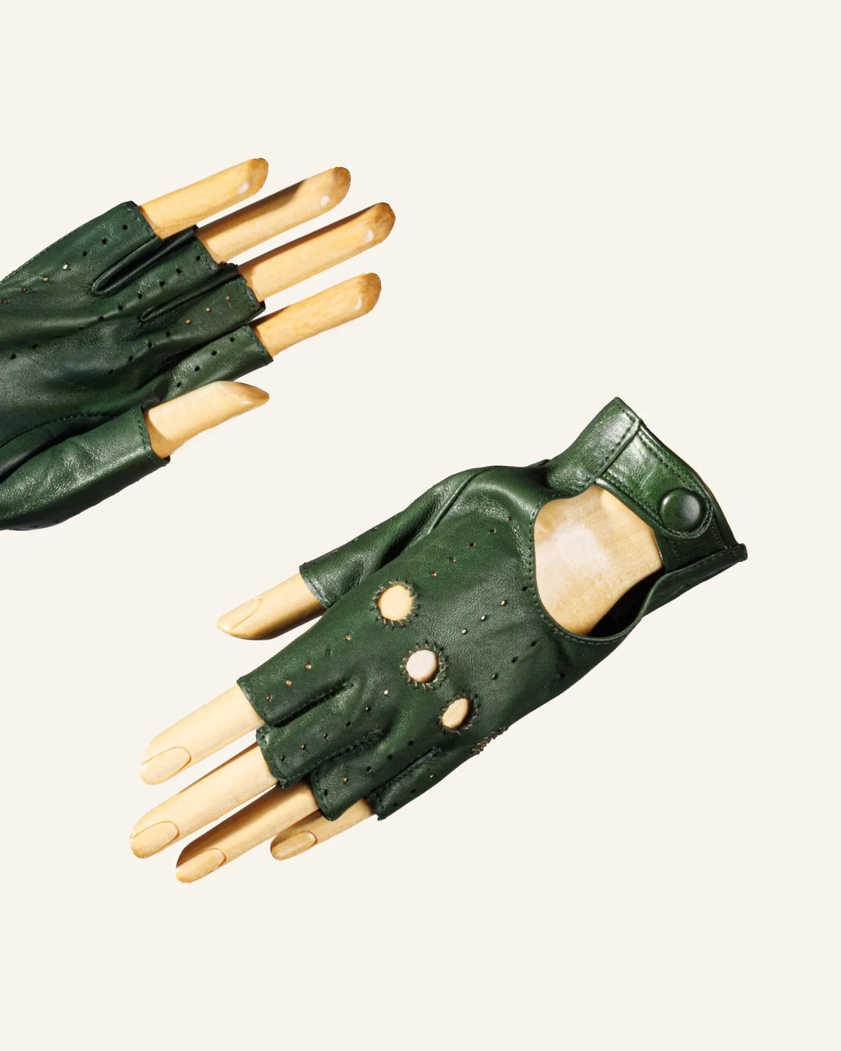 Damen-Lederhandschuhe ohne Finger – Breva