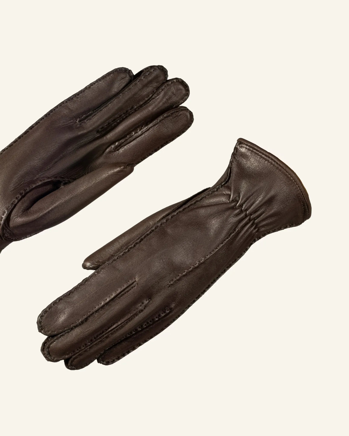 Women's deerskin leather gloves with cashmere lining - Fierezza