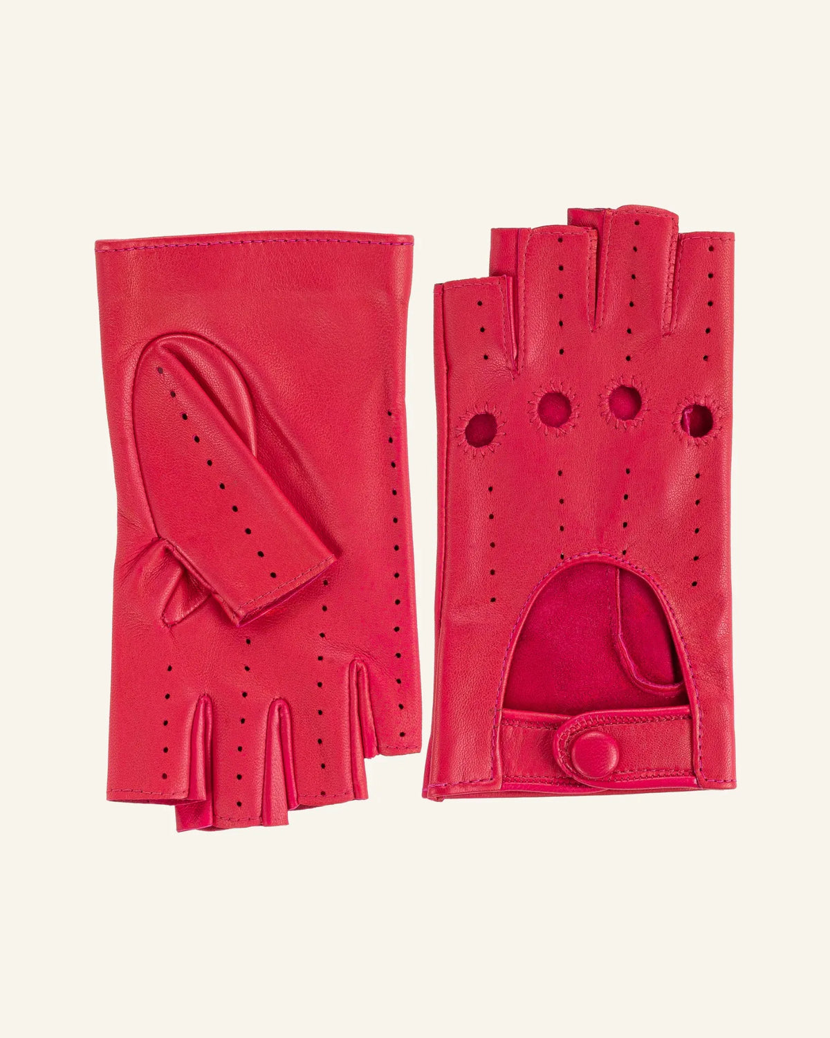 Damen-Lederhandschuhe ohne Finger – Breva