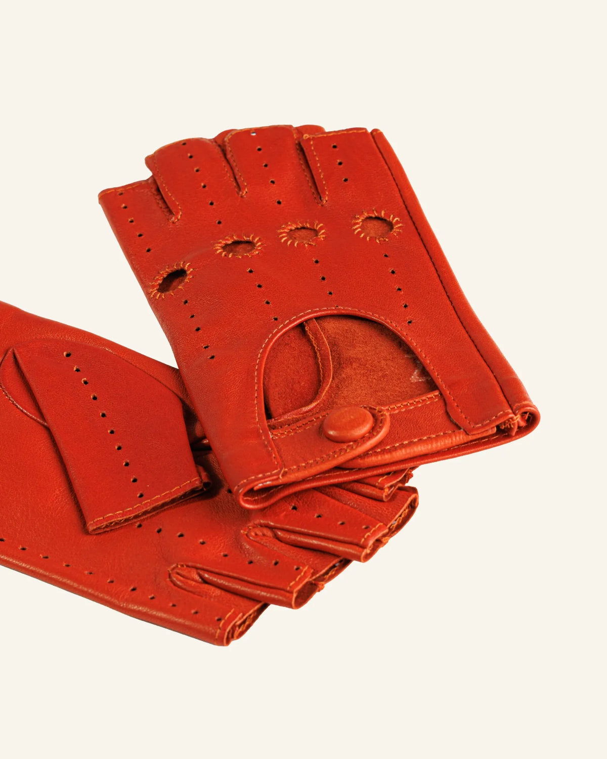 Damen-Lederhandschuhe ohne Finger – Breva