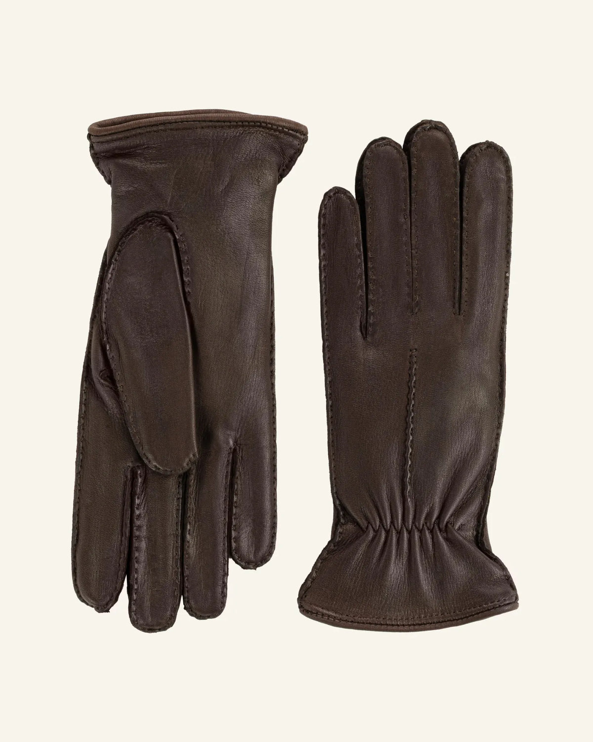 Women's deerskin leather gloves with cashmere lining - Fierezza