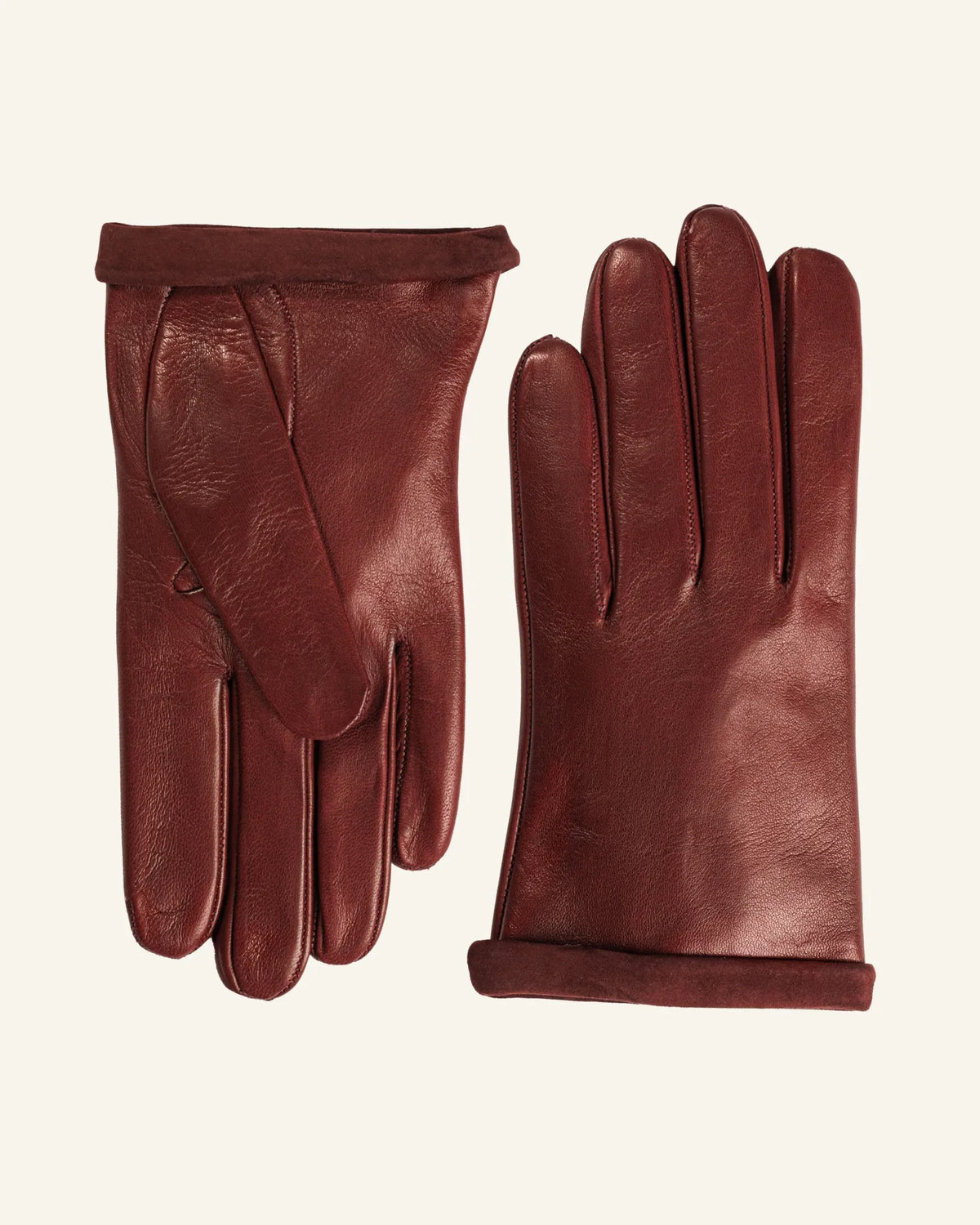 Women’s leather gloves with pure silk lining - Serica-1