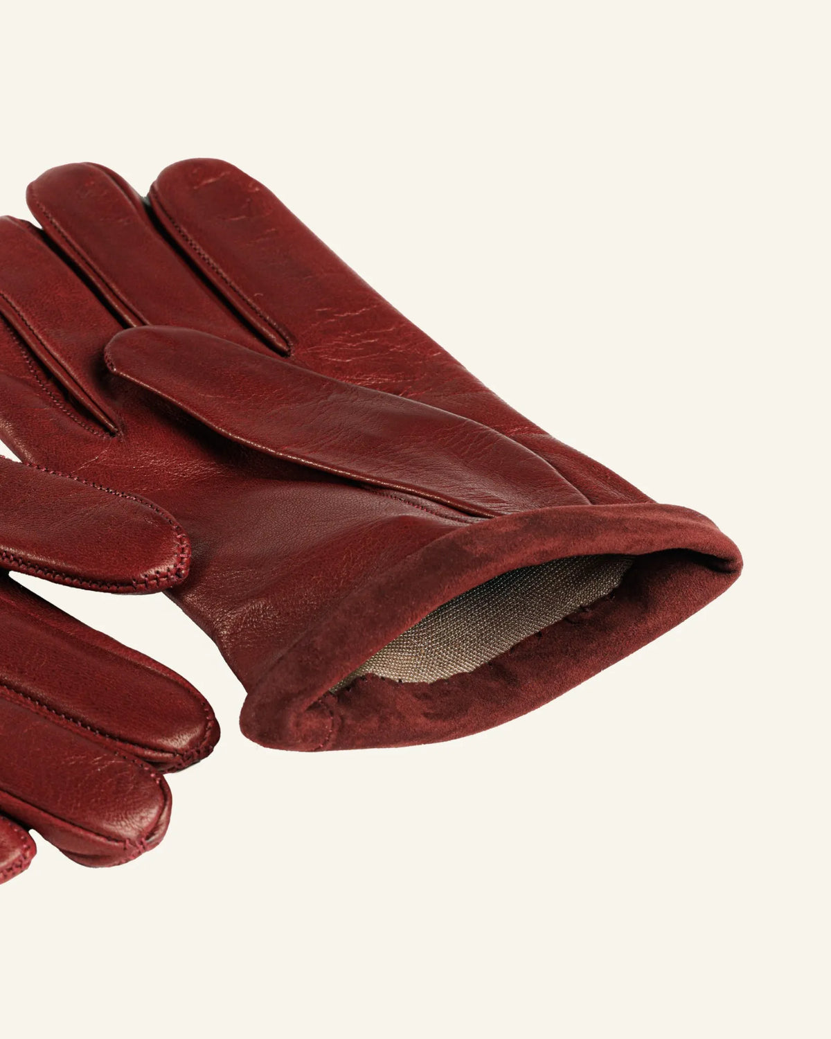 Women’s leather gloves with pure silk lining - Serica-2
