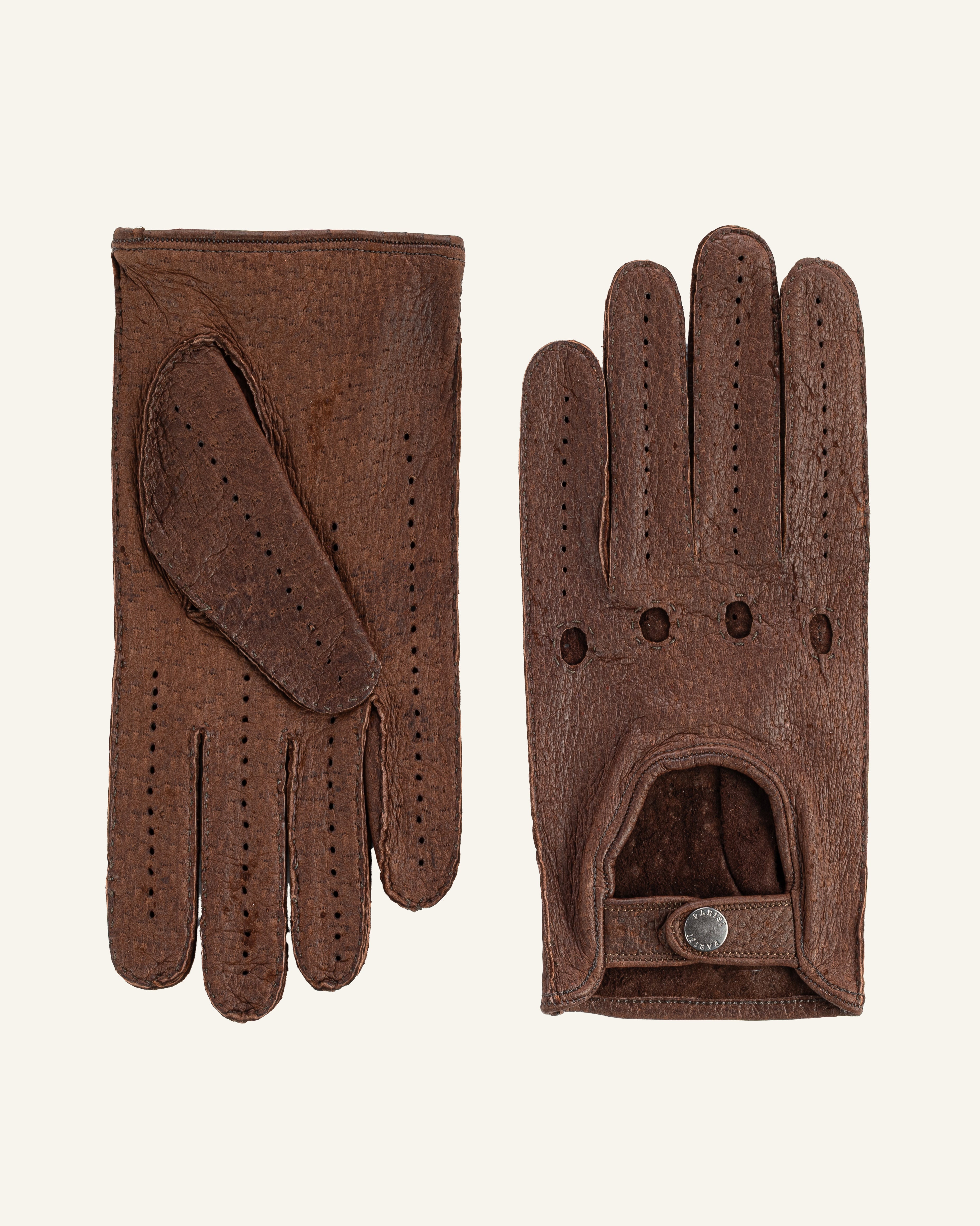 Men’s peccary leather driving gloves - Gran Turismo
