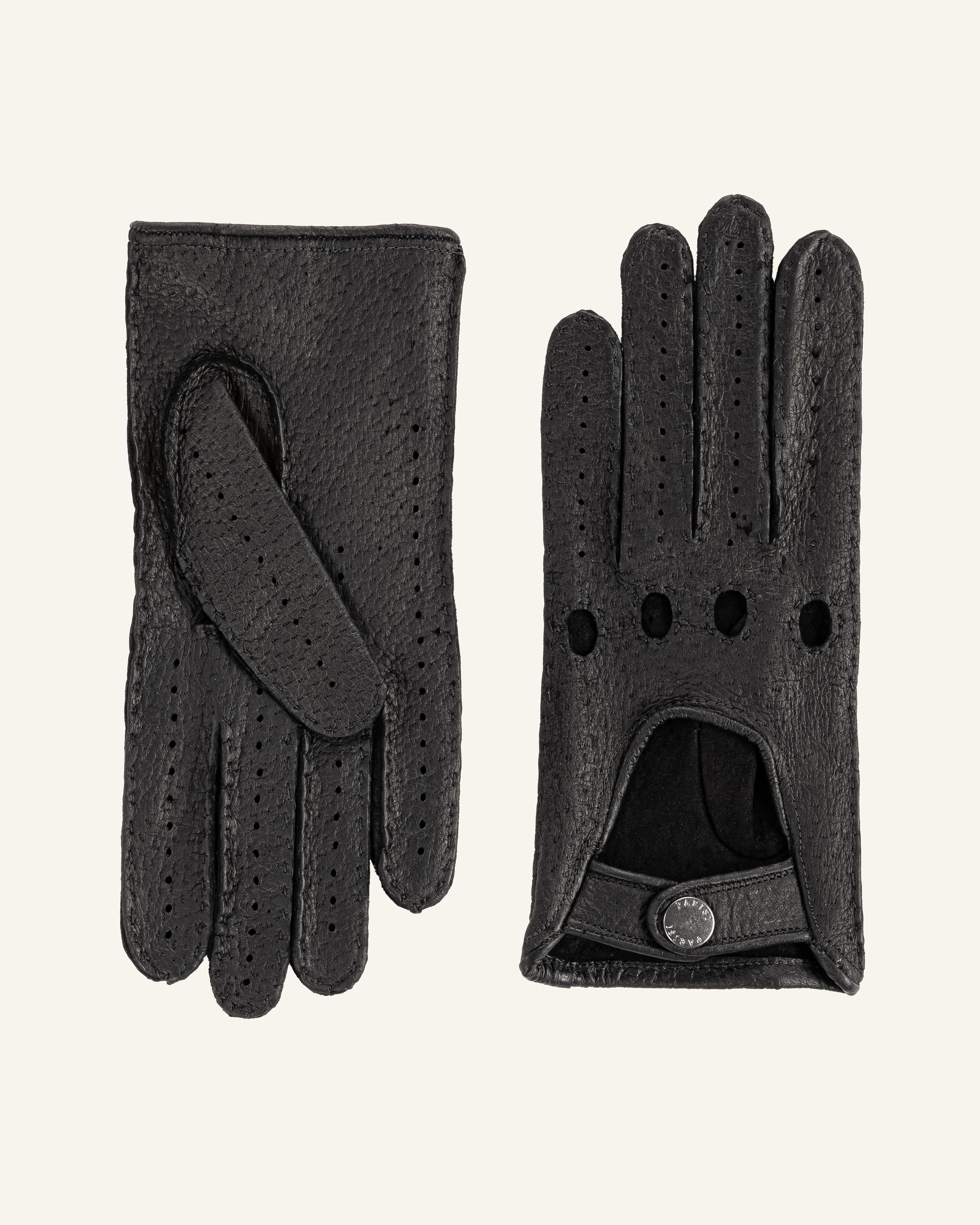 Women’s peccary leather driving gloves - Andatura-8