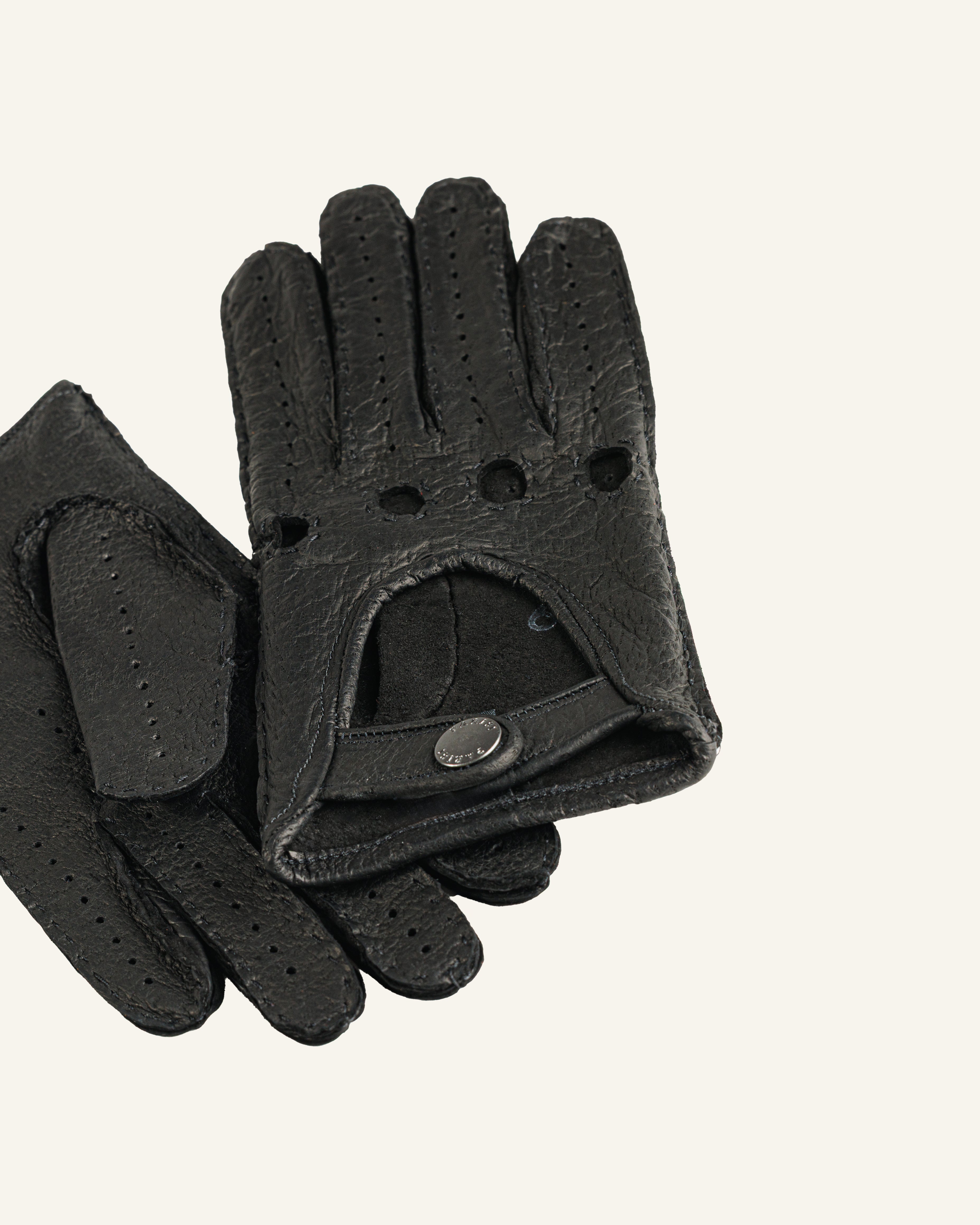 Women’s peccary leather driving gloves - Andatura-9
