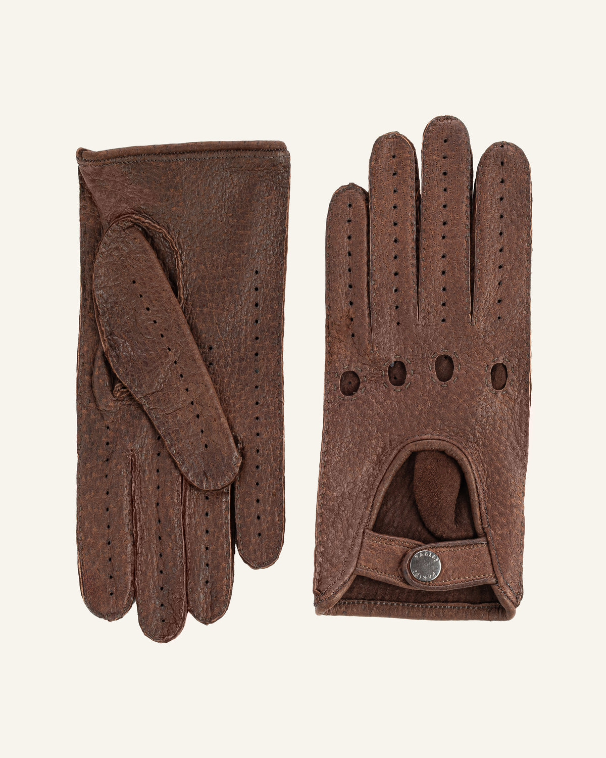 Women’s peccary leather driving gloves - Andatura-3