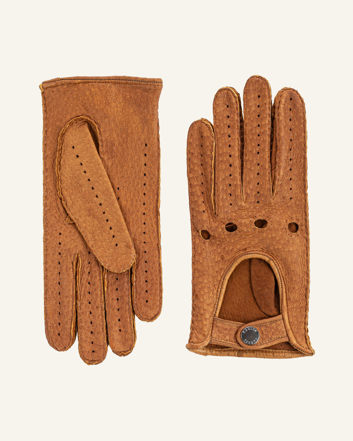 Women’s peccary leather driving gloves - Andatura