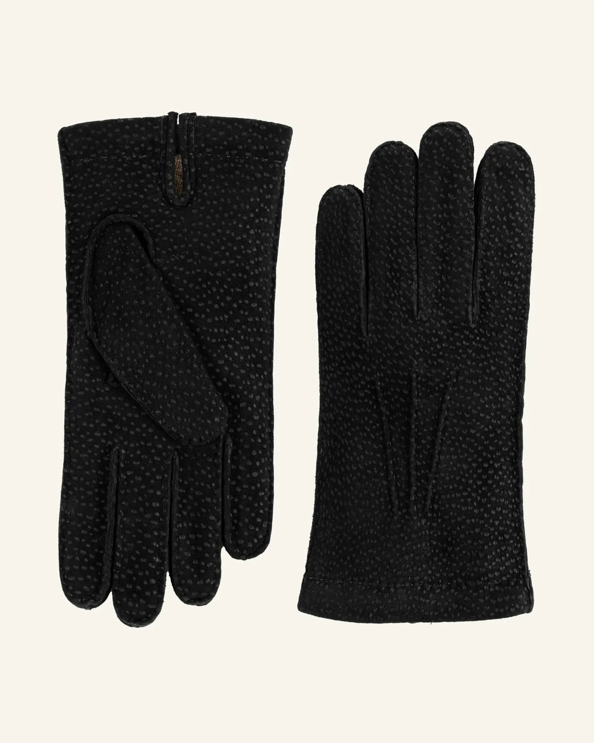 Men's carpincho leather gloves black