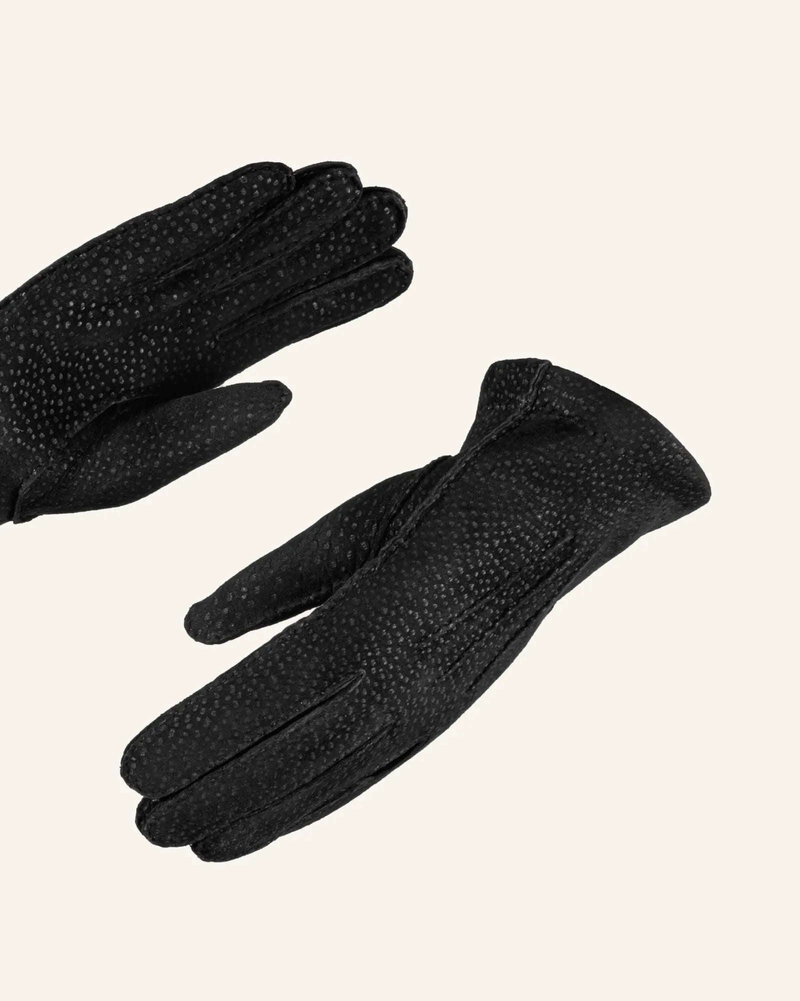 Men's carpincho leather gloves black