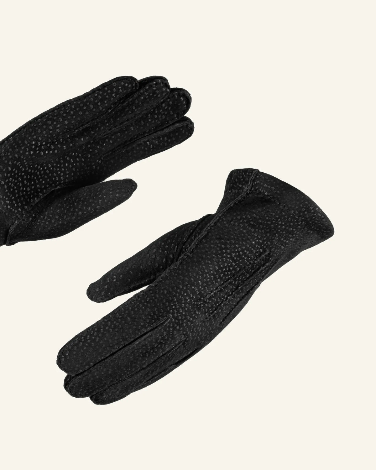 Men's carpincho leather gloves black