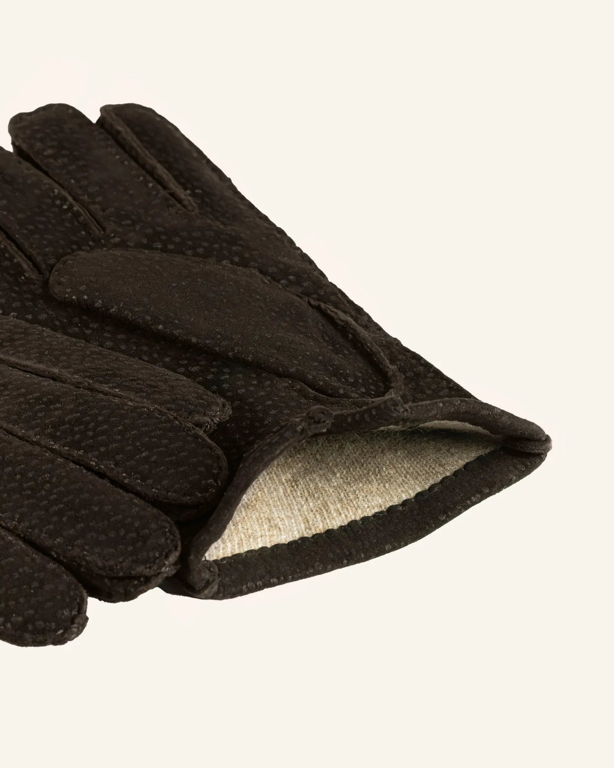 Men's carpincho leather gloves brown