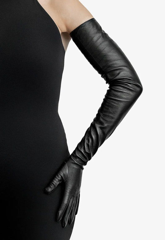Amalfi (80cm) | SHOULDER LENGTH LONG LEATHER GLOVES