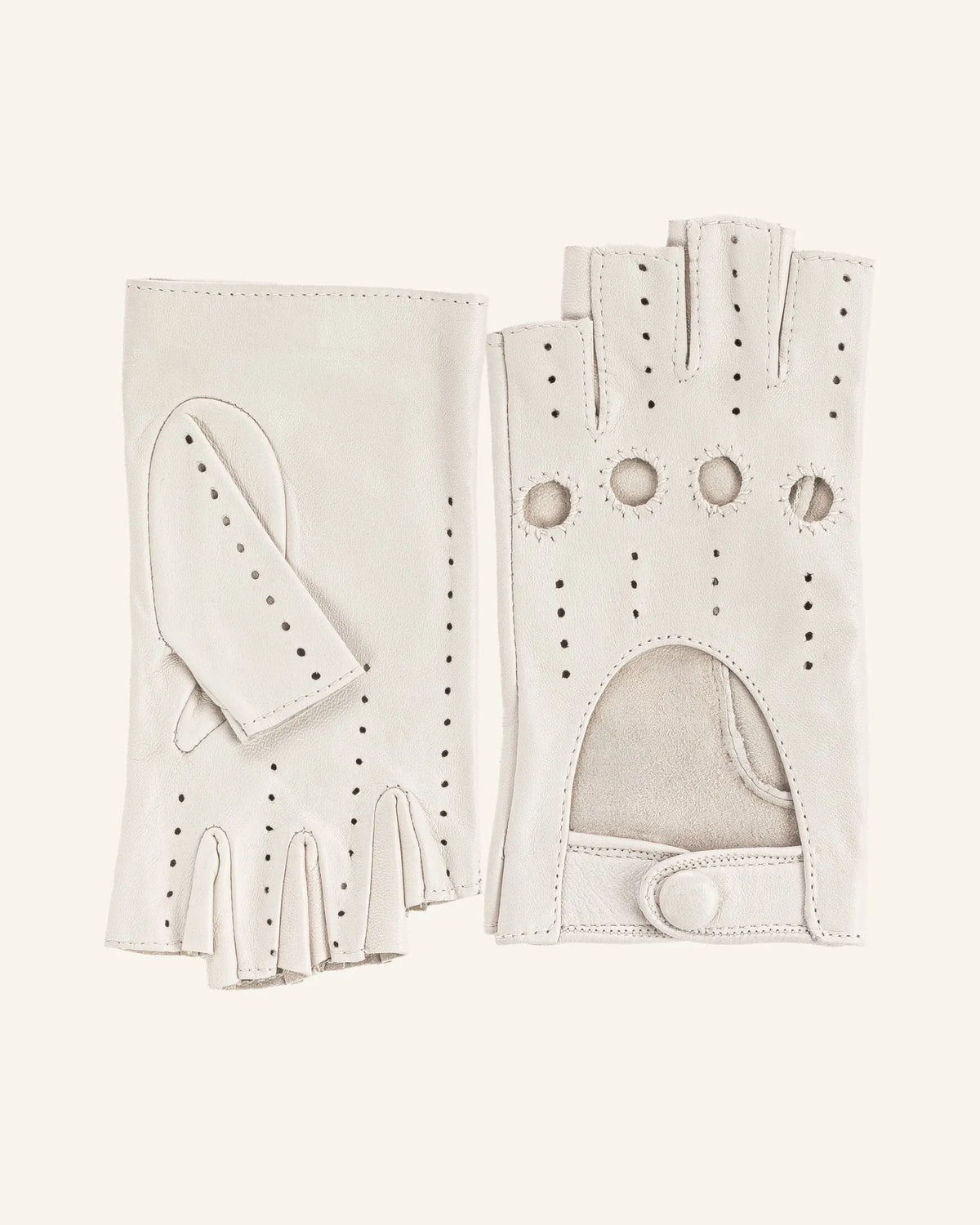 Damen-Lederhandschuhe ohne Finger – Breva