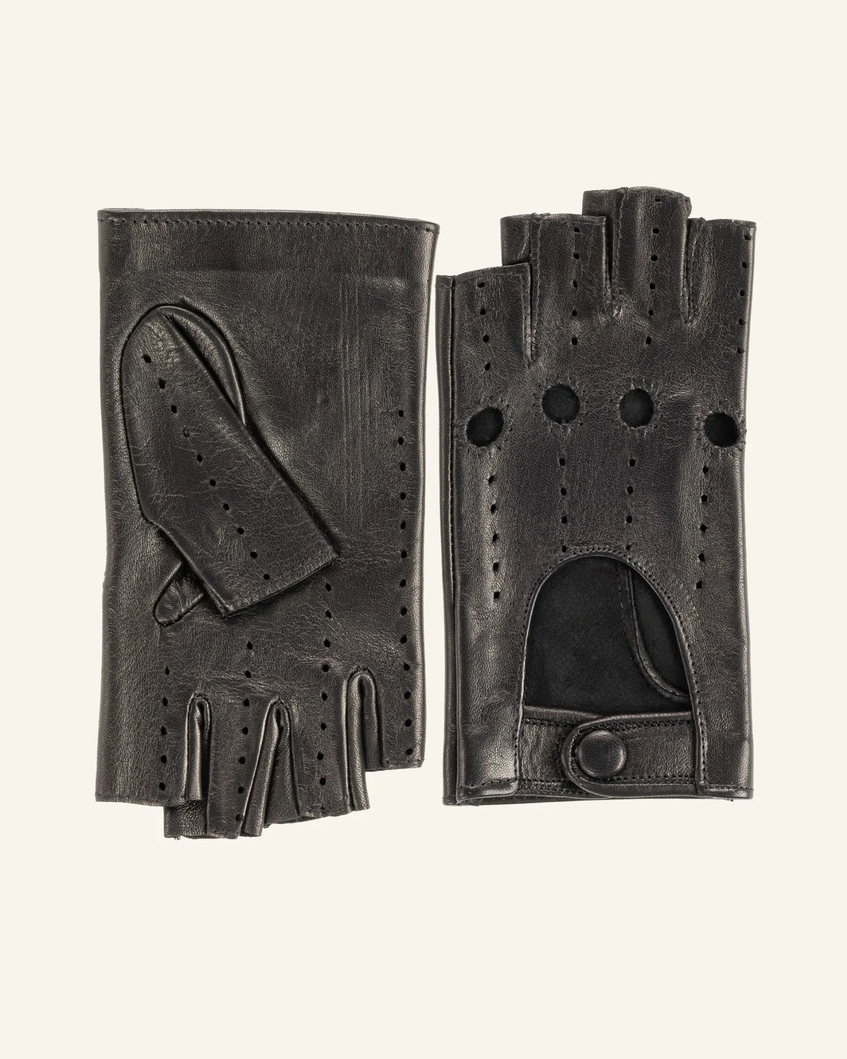 Damen-Lederhandschuhe ohne Finger – Breva