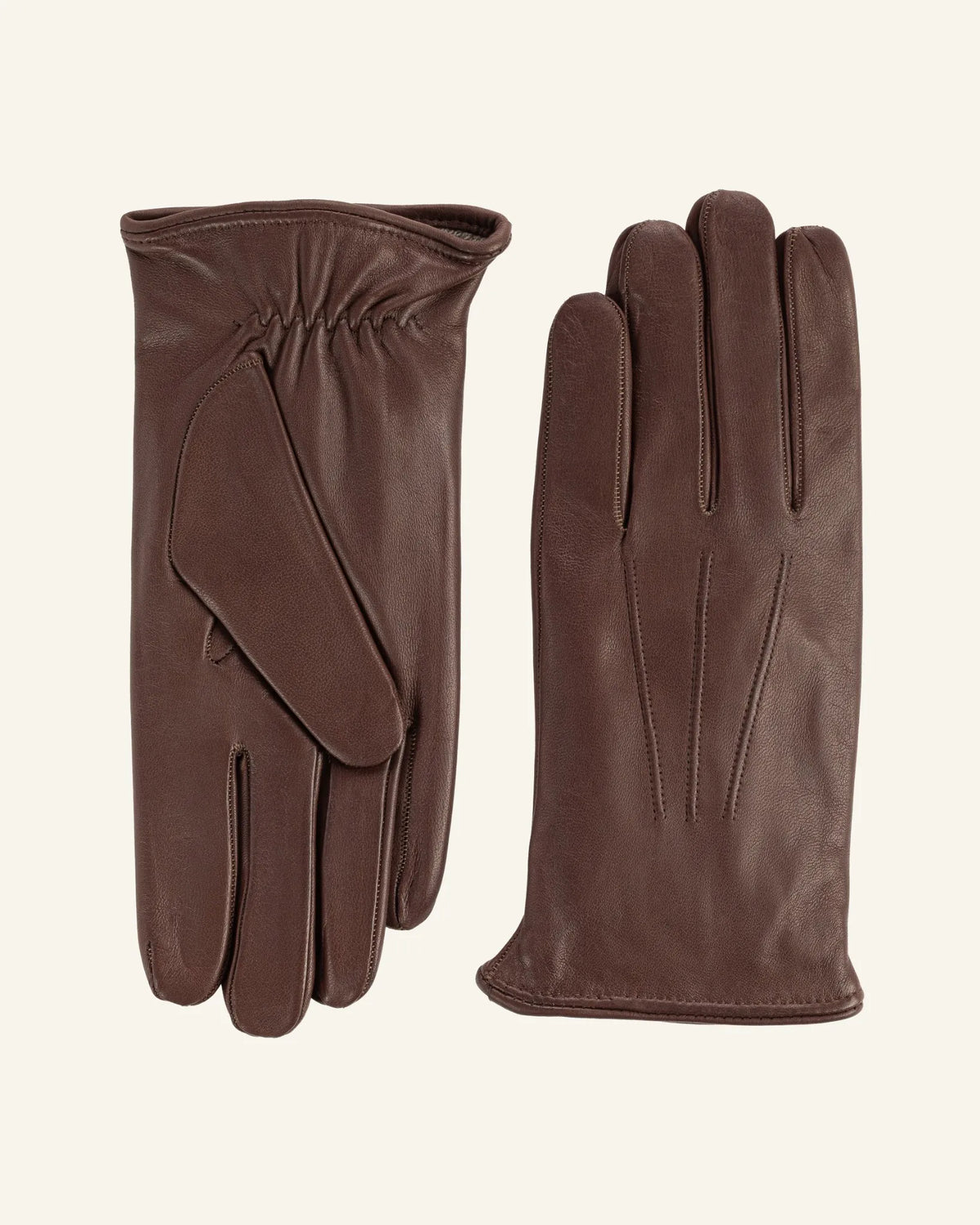 Herren Lederhandschuhe mit Kaschmirfutter - Garbo