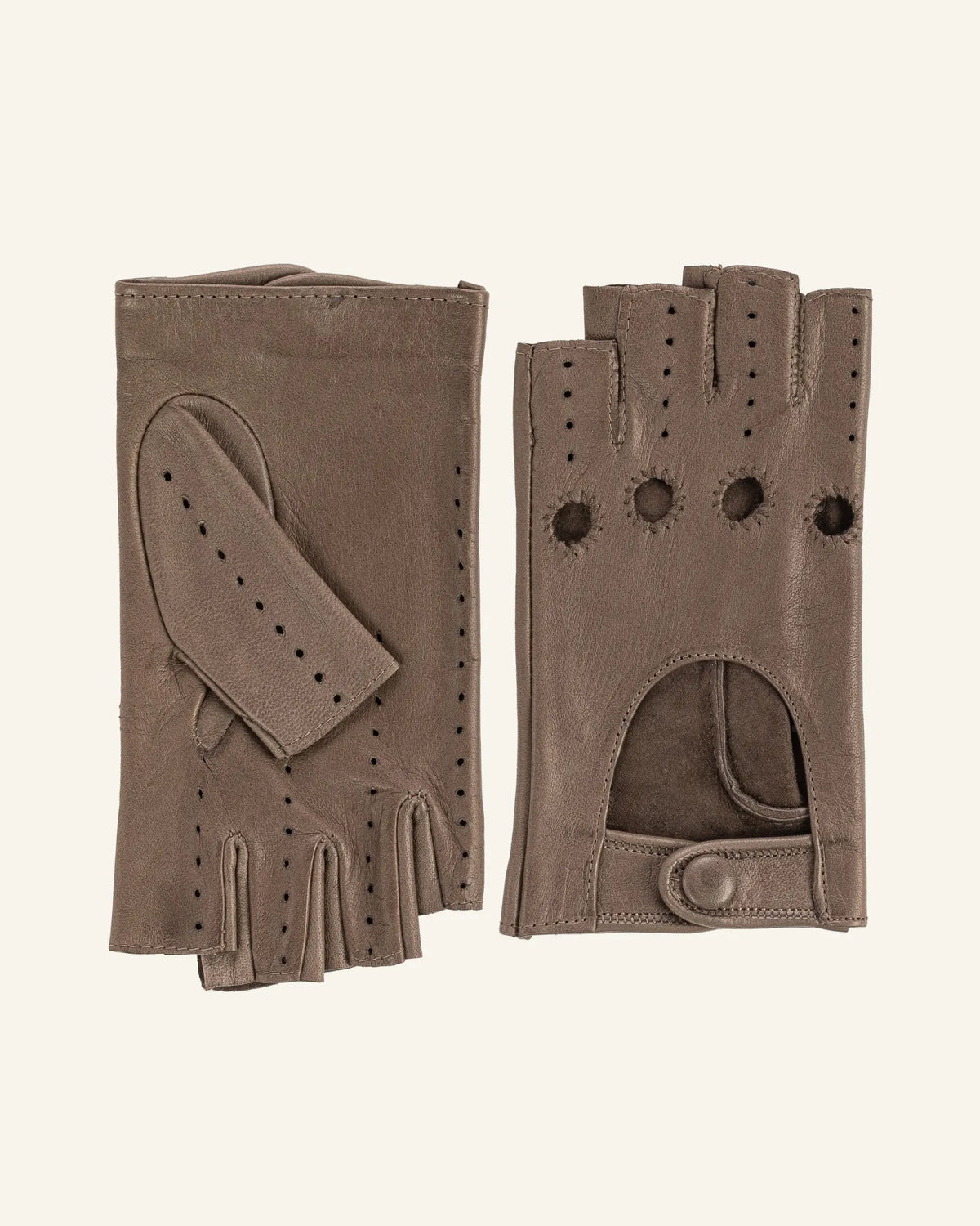 Damen-Lederhandschuhe ohne Finger – Breva