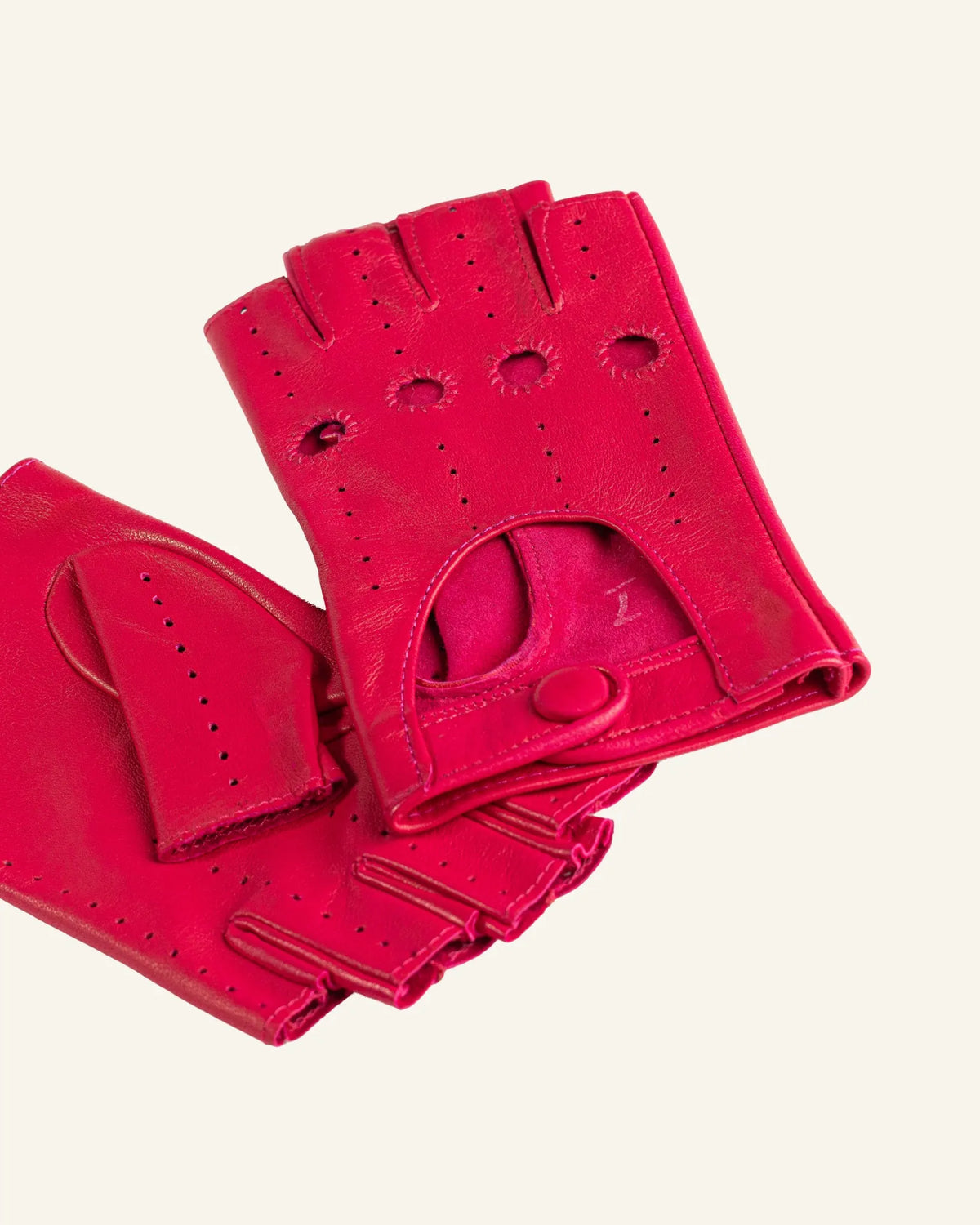 Damen-Lederhandschuhe ohne Finger – Breva