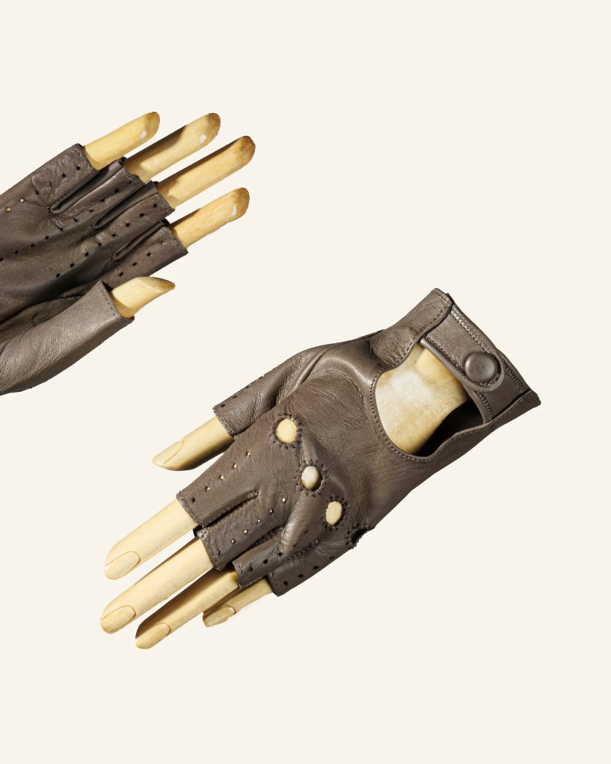 Damen-Lederhandschuhe ohne Finger – Breva