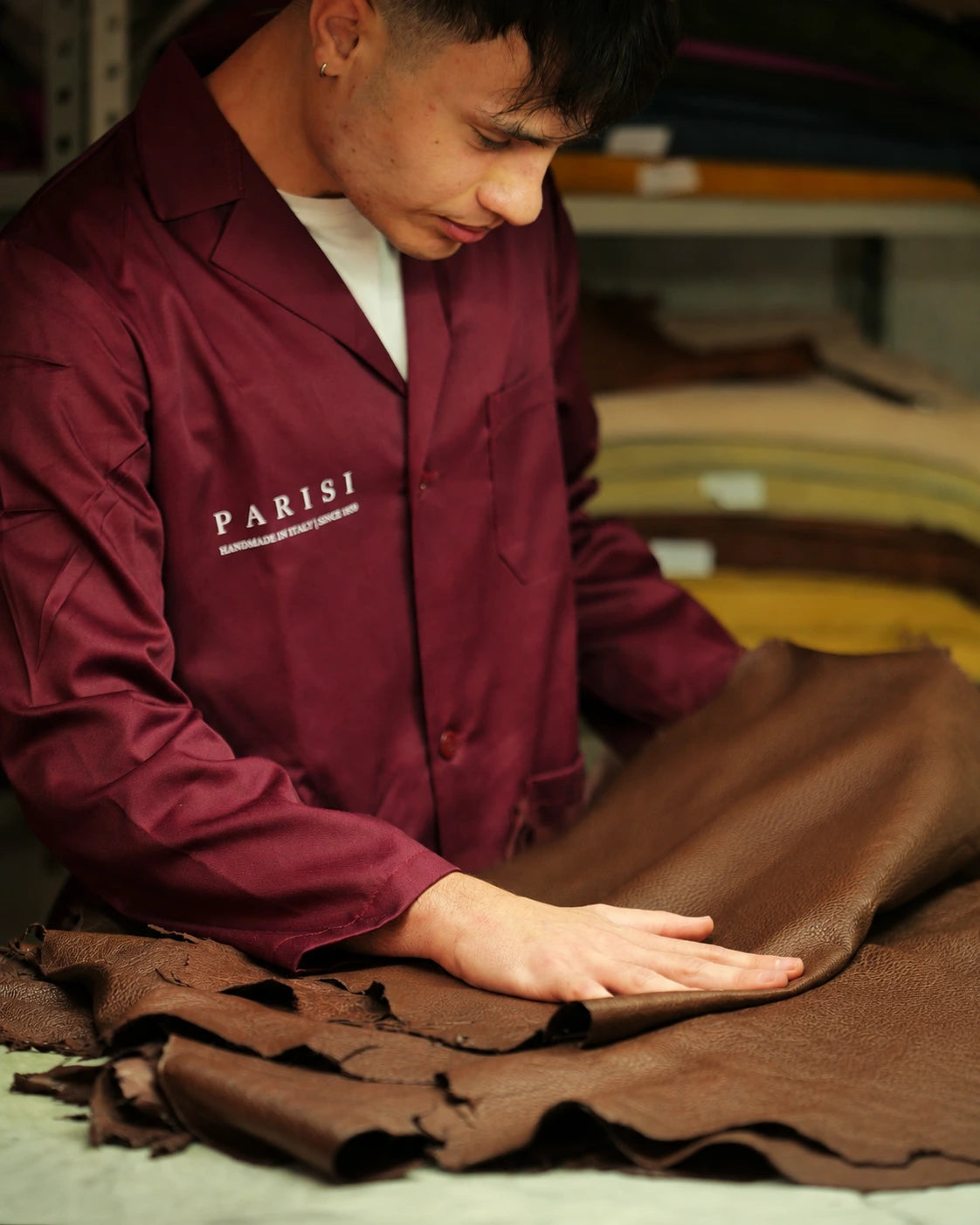 deerskin leather selection