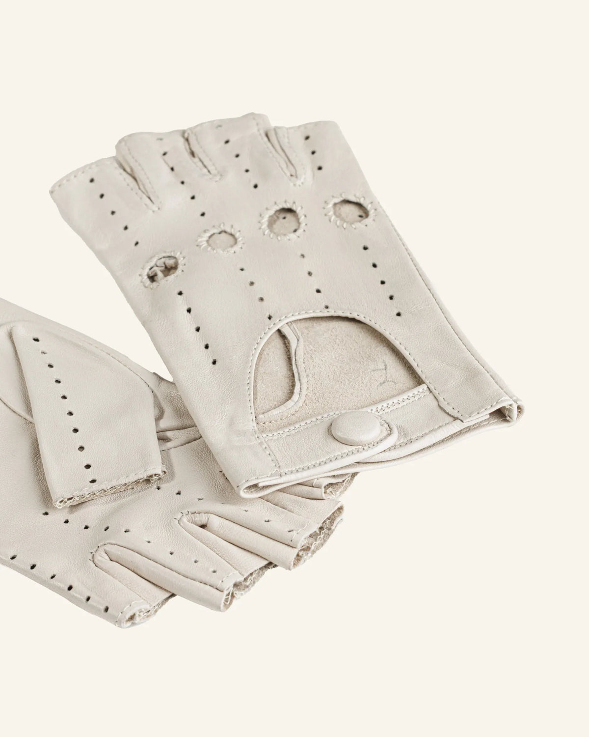 Damen-Lederhandschuhe ohne Finger – Breva