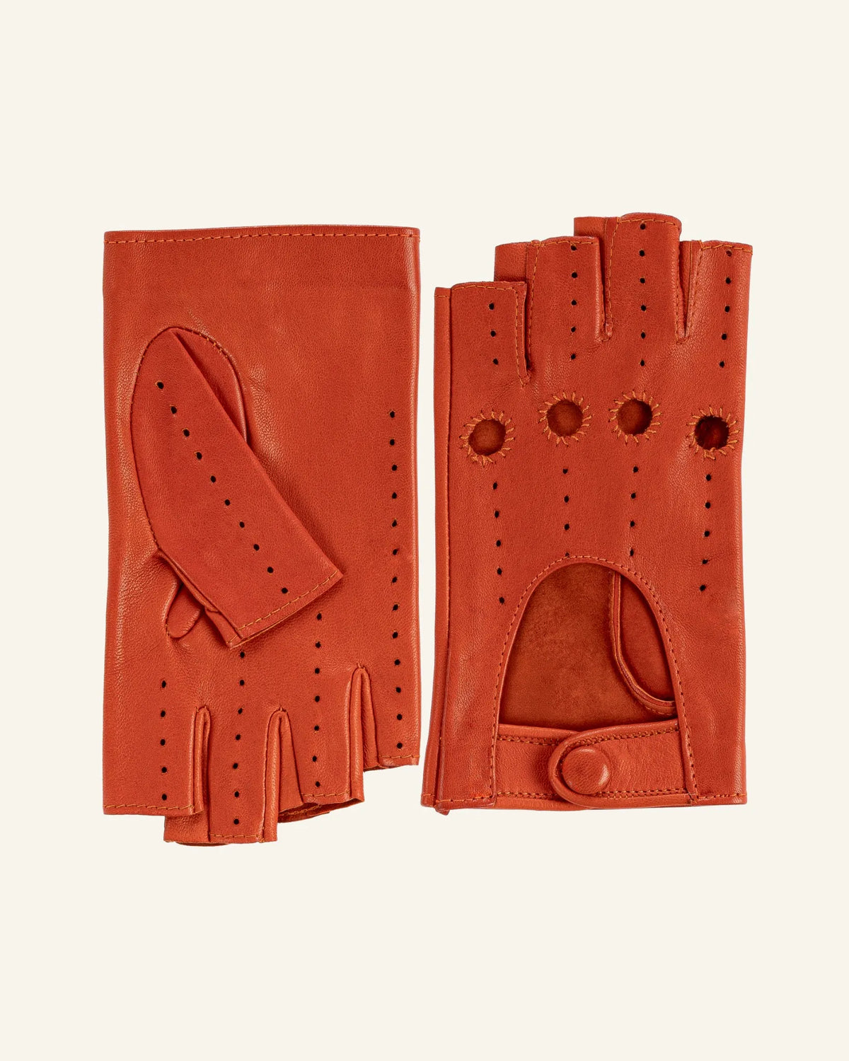 Damen-Lederhandschuhe ohne Finger – Breva