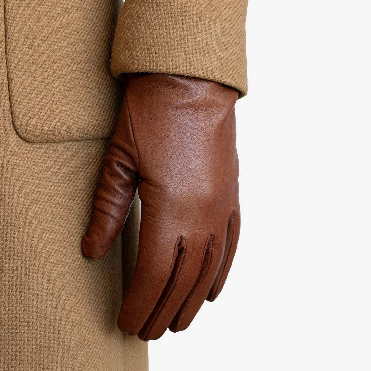 Leather gloves with cashmere lining - Aurora