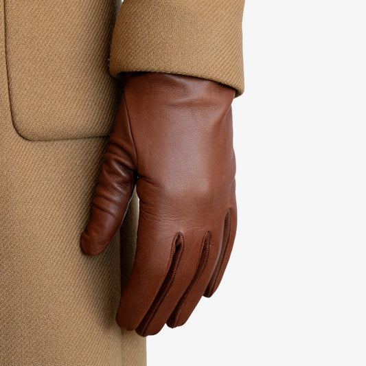 Leather gloves with cashmere lining - Aurora