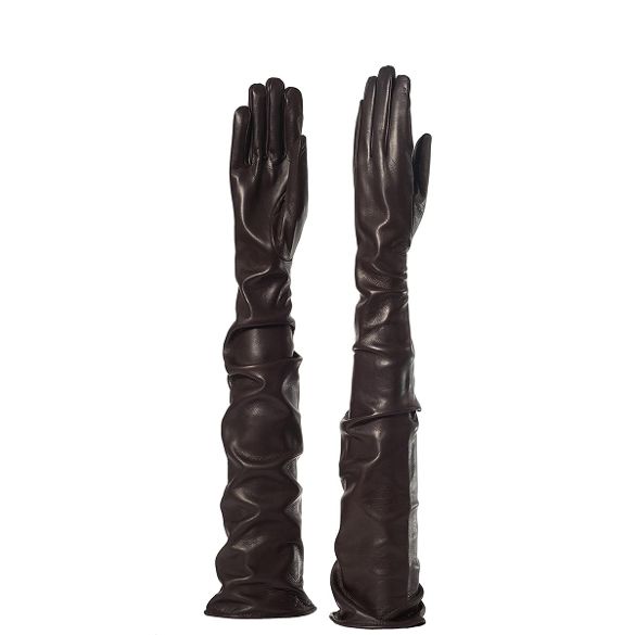 Sorrento | Opera Length Leather Gloves (60cm)