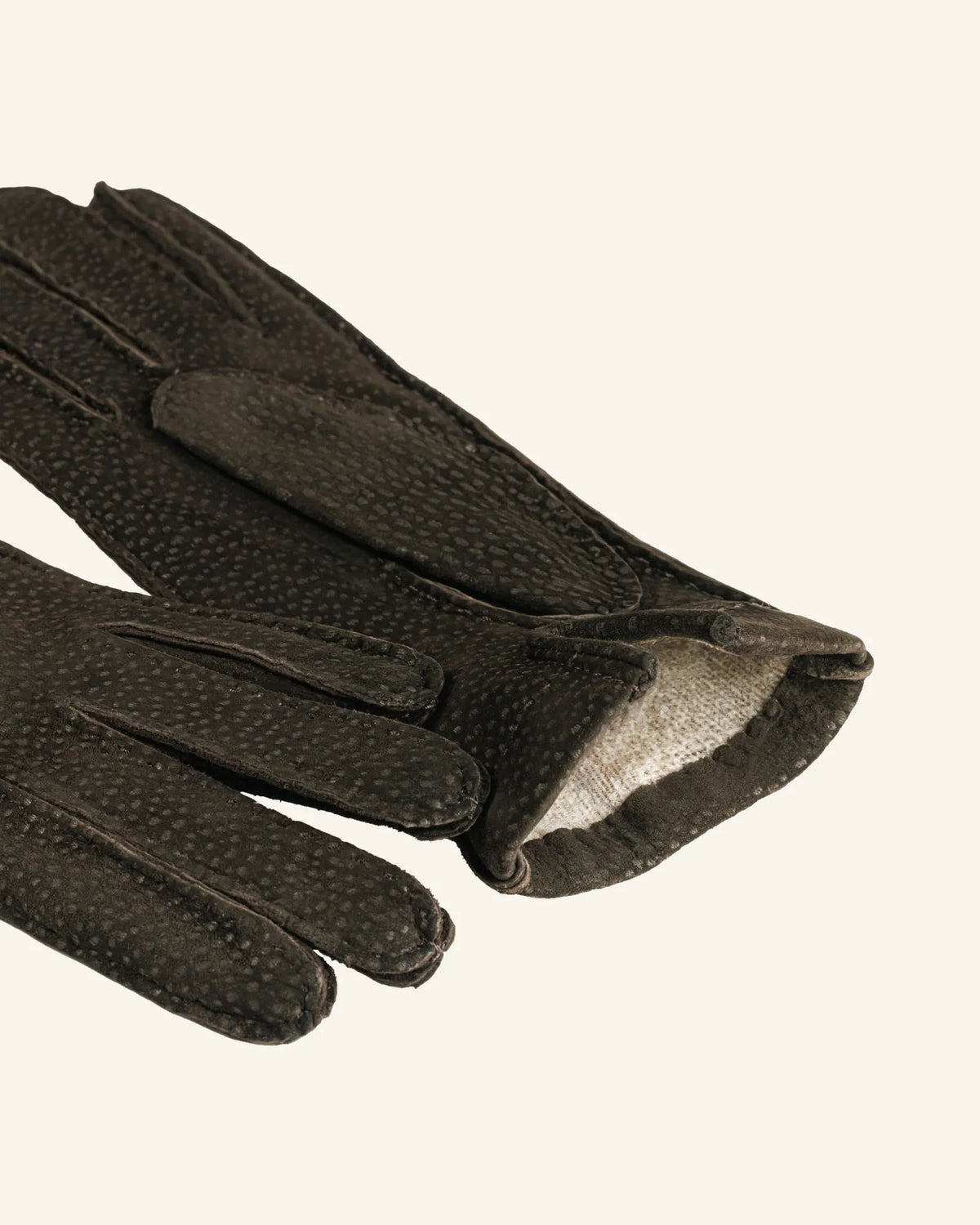 Women's carpincho leather gloves with cashmere lining - Sottovoce