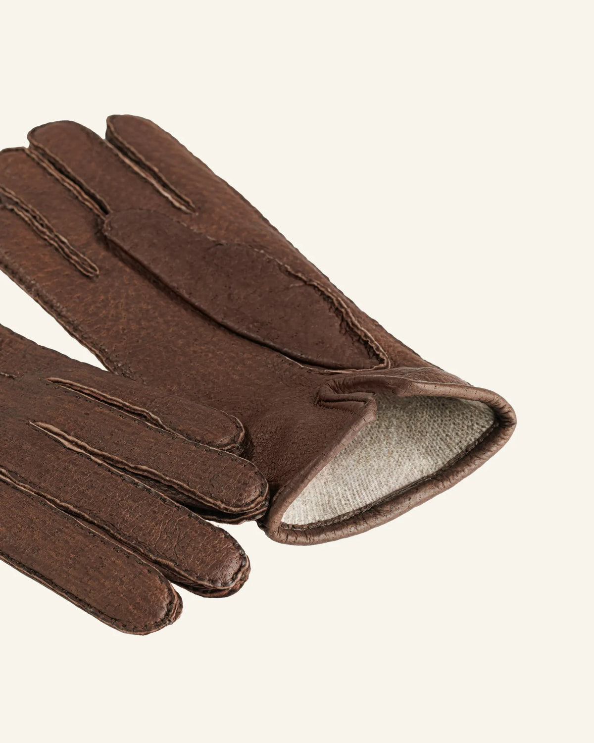 Women’s peccary leather gloves with cashmere lining - Gioia