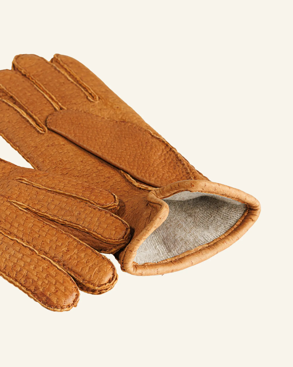 Women’s peccary leather gloves with cashmere lining - Gioia