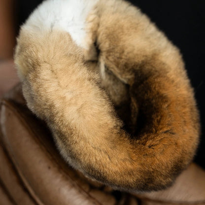 peccary_leather_gloves_ with orylag fur for_women
