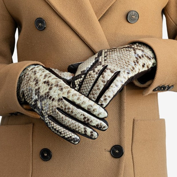 python_leather_gloves_for_women