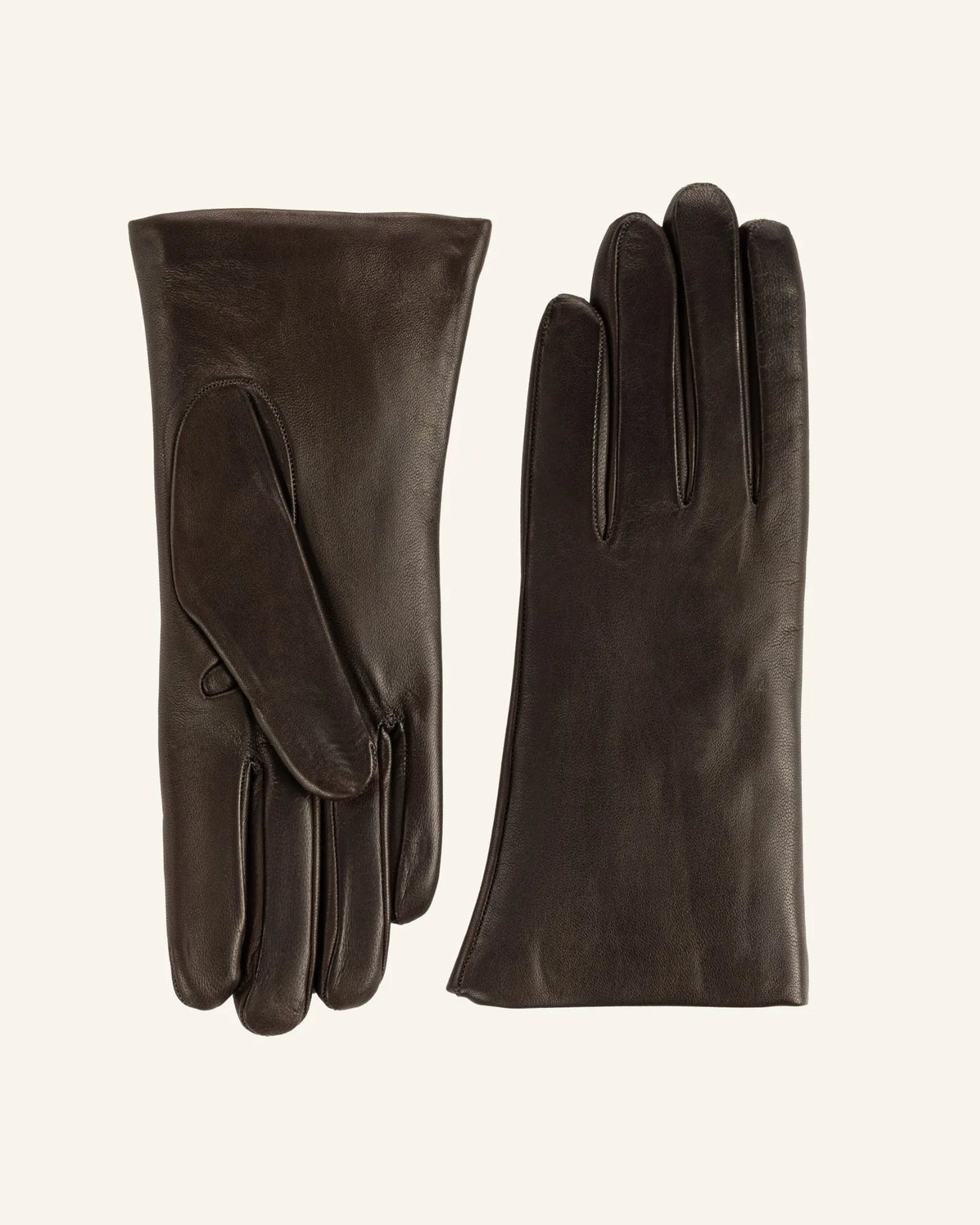 Women's leather gloves with cashmere lining - Quiete
