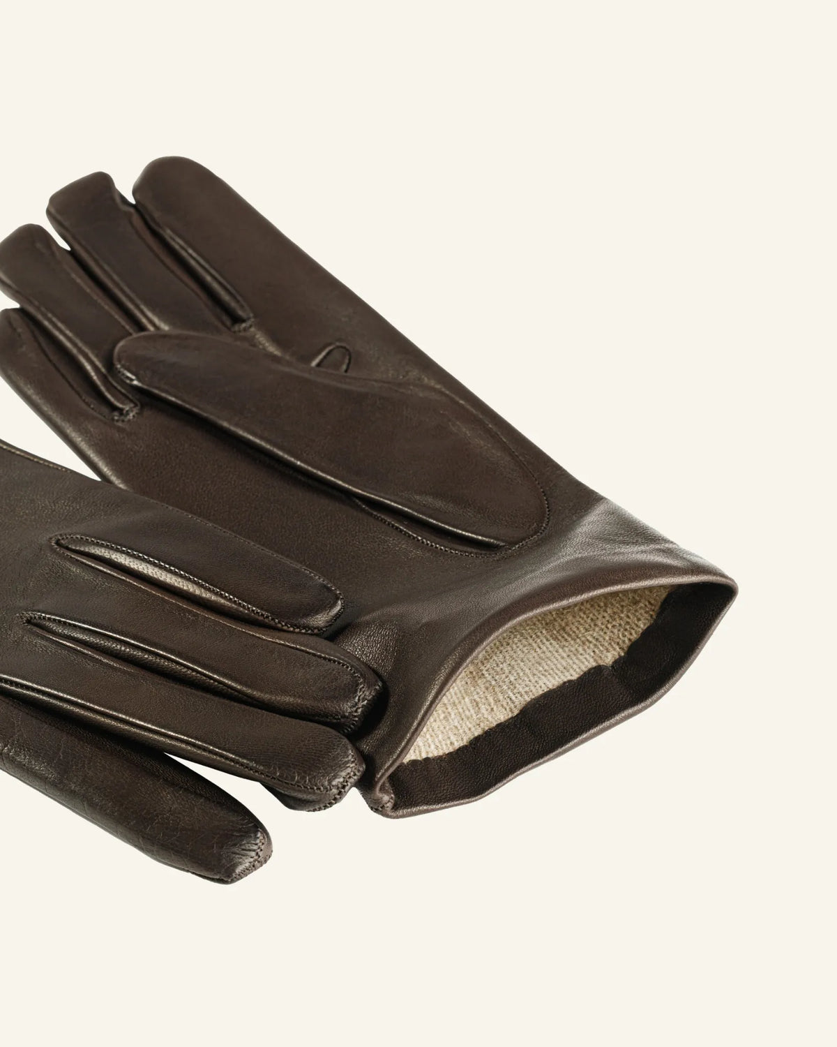 Women's leather gloves with cashmere lining - Quiete