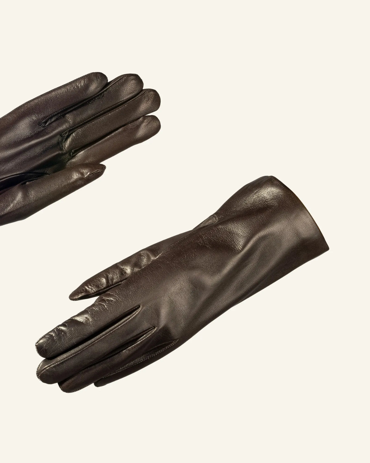 Women's leather gloves with cashmere lining - Quiete
