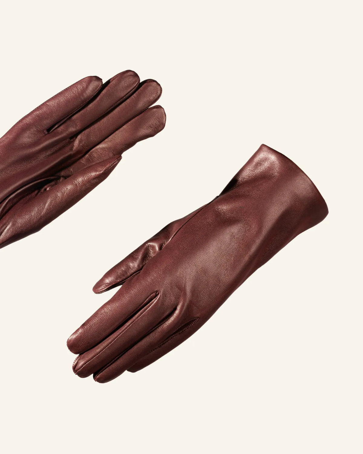 Women's leather gloves with cashmere lining - Quiete